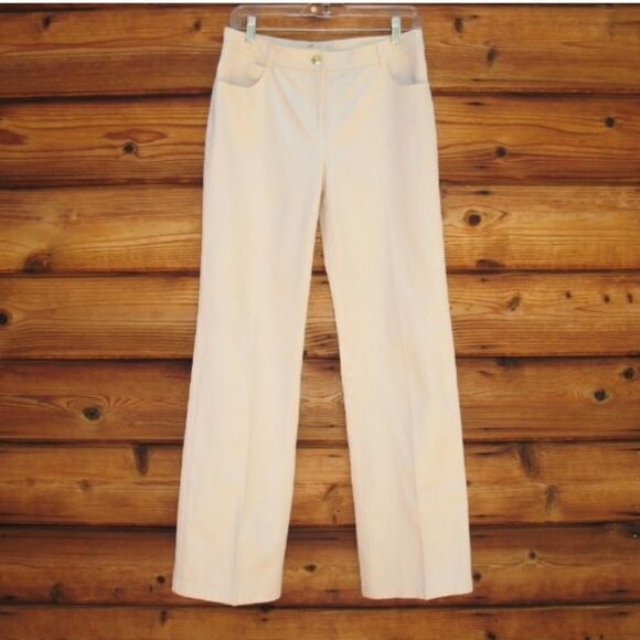 St. John by Marie Gray Boot Cut Beige Jeans - Picture 2 of 8